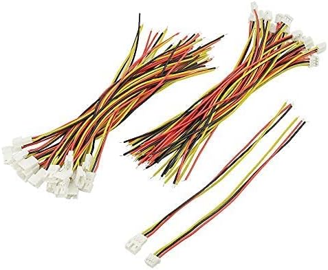 XINGYHENG 40Pcs(20Pairs) 2.0mm 3PIN Female Male Connecting Plug With 10cm Terminal Connector Wire Cable for Light Strip 3.9’’ Compatible with JST ...