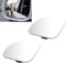 2 PCS Car Blind Spot Mirror, 1.96" Sector-shaped Frameless HD Glass Convex Wide-angle Glass Reversing Assist Mirror, Press-adjustable Accessories,...