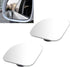 2 PCS Car Blind Spot Mirror, 1.96" Sector-shaped Frameless HD Glass Convex Wide-angle Glass Reversing Assist Mirror, Press-adjustable Accessories,...