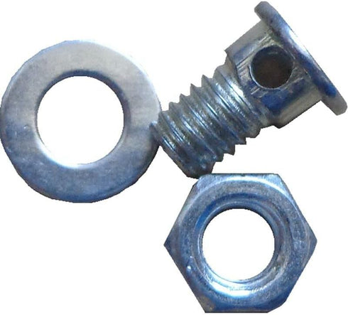 Bicycle Brake line Anchor Bolt, Brake line Adjuster with nut and Washer, Suitable for Off-Road Bicycles. Electric Bike. Foldable Hybrid Bike for K...