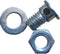 Bicycle Brake line Anchor Bolt, Brake line Adjuster with nut and Washer, Suitable for Off-Road Bicycles. Electric Bike. Foldable Hybrid Bike for K...