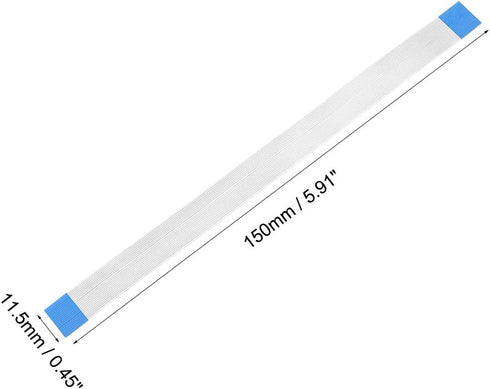 uxcell Flexible Flat Cable, 22 Pins 0.5mm Pitch 150mm FPC FFC Flexible Ribbon Cable for LCD TV DVD Player Laptop 20Pcs (A Type)...