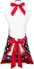Violet Mist Vintage Apron for Women with Pockets - Cute Polka Dot Retro Stylish Apron, Red...
