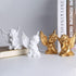 2 Pack Resin Cherubs Gold Angel Statue Figurine, Garden Sleeping Cherub Statue Sculpture Indoor Outdoor Home Decoration, Cute Adorable Angle Sculp...