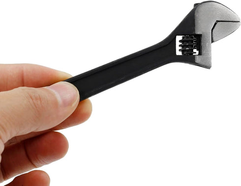 4" Mini Size Adjustable Spanner, 4 inch Black Tiny Wrench Repair Hand Tool, Jaw Capacity 0~14mm...