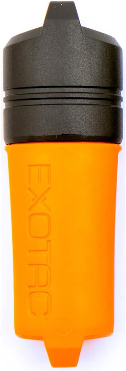 Exotac fireSLEEVE Waterproof Floating Lighter Case (Lighter Not Included) with Gas-Lock Strap for Thumb-Free Operation, Molded TPE Body for Flexib...