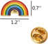 TANG SONG 20PCS 1.2'' x 0.7'' Pride Pins Rainbow Gay Pride LGBT Enamel Lapel Pin Decoration for Clothes and Bags...