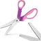 Pinking Shears for Fabric Cutting, Zig Zag Scissors, Scrapbook Scissors Decorative Edge for Adults, Great for Many Kinds of Sewing Fabrics Leather...