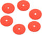 6 Pcs Low Profile Survey Markers Orange Rubber Property Line Markers, Driveway Marker for Low Profile Survey Stakes, Garden Stakes Survey Markers ...