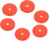 6 Pcs Low Profile Survey Markers Orange Rubber Property Line Markers, Driveway Marker for Low Profile Survey Stakes, Garden Stakes Survey Markers ...