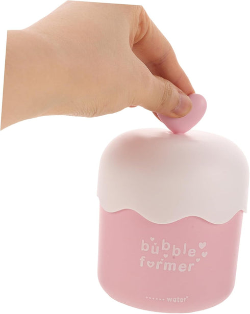 2 Pcs Marshmallow Cream Bubble Cream Cotton Candy Body Wash Face Wash Foam Maker Face Foam Maker Foaming Facial Whip Bubble Maker Portable Bubble ...