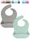 Silicone Bib – 100% Pure Platinum LFGB Baby Bibs with No Fillers – Wide Food Catching Pocket – Easy Clean – Mess Proof – Dishwasher Safe – BPA & P...