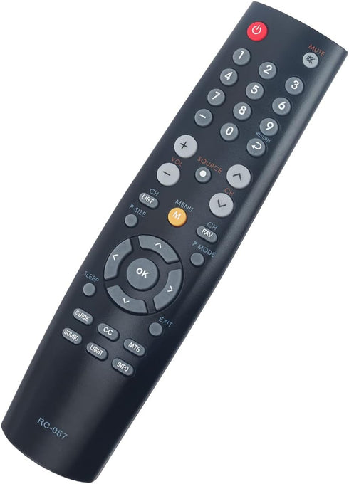 RC-057 Replace Remote Control fit for Coby TV TFTV1925 TFTV2425 TFTV1525 TFTV2225 TFTV3225 TFTV3227 TFTV3229 TFTV4025 TFTV4028 LEDTV1926 LEDTV3226...