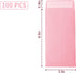 Cash Envelopes 100 packs 3.5x6.5 inches, pink envelopes, coin envelopes, seed envelopes, colored envelopes Cash, suitable for budgets, checks, coi...