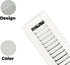 Precision Flow 2"x 10" Steel Floor Register - 2 Way Louvered Design,Glacier White Finish - Premium Home Vent Covers, Durable & Decorative - Fits 2...