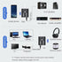 Bluetooth 5.0 2 in1 Transmitter Receiver Converter Car Wireless Audio Adapter USB 3.5mm Aux for TV, Home Stereo, Car Stereo, Headphones, Speakers,...