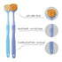 (4+4pack) Tongue Brush,Tongue Scraper Cleaner for Adults and Kids Stainless Steel Tongue Scraper Brush, Metal and plastic Tongue Scraper Helps Fig...