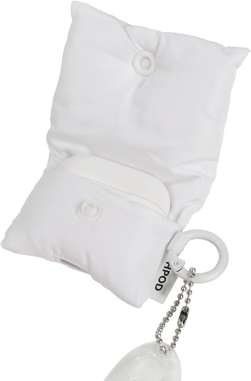 Compatible with AirPods Pro Case Cover,Fashionable and Trendy Down Cotton Padded Quilted Headphone Bag with Portable Rope Compatible for Airpods P...