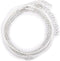YBSHIN Boho Layered Anklets Silver Heart Ankle Bracelet Beach Foot Chain for Women...