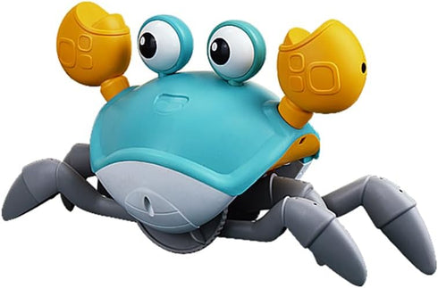 XINBAOHONG Crawling Crab Baby Toy Infant Sensory Tummy Time Toys with Music and Lights Interactive Musical Toy with Automatically Avoid Obstacles ...