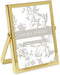 Laura Ashley 2x3 Gold Flat Metal Picture Frame (Vertical) with Pull-Out Easel Stand, Made for Tabletop, Counterspace, Shelf and Desk (2x3, Gold)...