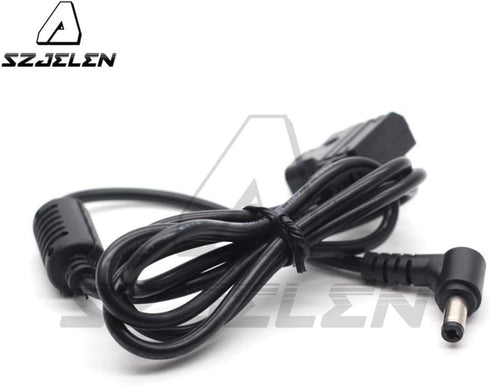 Right Angle DC Power Cable,D-Tap to 12V DC5.5X2.5mm Right Angle Power Cable for KiPRO LCD Monitor DSLR Rig Power V-Mount Battery (DC Straight Cabl...