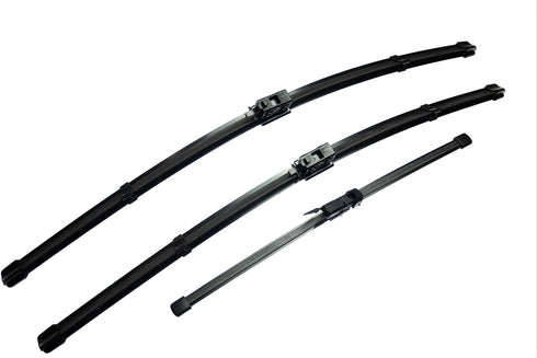 3 Wipers Automotive Replacement Windshield Wiper Blades for Mercedes-Benz GLC250 2017-2021,Mercedes-Benz GLC300 2016-202122inch+22inch+12inch Fron...