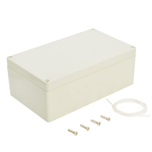 LeMotech Waterproof Dustproof IP65 ABS Plastic Junction Box Universal Electric Project Enclosure Pale Gray 7.9 x 4.7 x 2.95 inch (200 x 120 x 75 m...