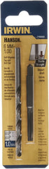 Irwin Tools Hanson 1788680 Pts Tap Plus Drill Combo 6mm-1.00/Number 9 for Tap Die Extraction...