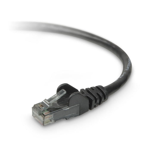 Belkin Cat6 Assembled Patch Cable UTP 550MHz Black 10' (A3L980-10-BLK)...