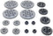 16PCS MOC Technical Gears Pack Compatible with Stnadard Building Block Assortment Kit 8/16/24/40 Tooth Gear...
