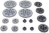 16PCS MOC Technical Gears Pack Compatible with Stnadard Building Block Assortment Kit 8/16/24/40 Tooth Gear...