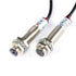 M12 Laser Collimator Photoelectric Switch M12JG-30N1 Laser Sensor Switch Semi Waterproof DC 20 Meters Distance Normally Open B-NPN-O Red Light...