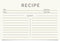 Jot & Mark Recipe Cards 4x6 Inches Blank Double Sided, 50 Count (Modern Minimal)...