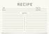 Jot & Mark Recipe Cards 4x6 Inches Blank Double Sided, 50 Count (Modern Minimal)...