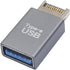 Duttek USB 3.1 Motherboard Adapter Converter 1 Pack, 10Gbps High Speed 3.1 USB Type-E Male to USB3.0 Female Motherboard Internal Adapter for Compu...
