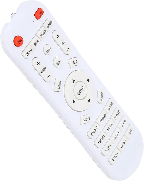 Projector Powerlite Universal Remote Elephas Projector Remote 16×5×2 White Remote Control Controller Replacement for Projector...