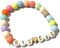Fuqimanman2020 Pastel 8mm Beads Big Sis Bracelet For Women Big Sister Announcement Bracelet Best Christmas, Halloween, New Year's Gift For Women...