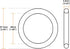 uxcell Air Compressor Compression Piston Ring Replacement Part 67.4mm OD 48mm ID 0.8mm Thickness, Dark Gray...