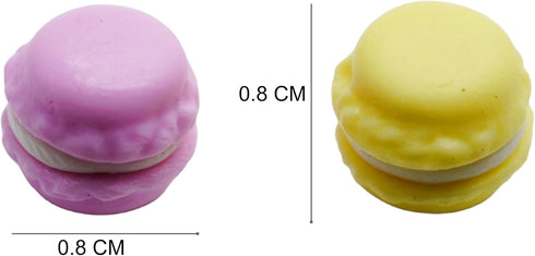 21 Mix Macaroon French Recipe Bakery Garden Display Minimal Decoration...