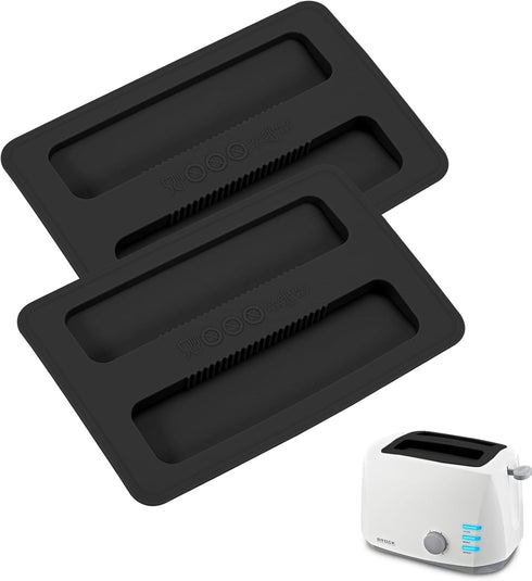Toaster Cover 2 Slice, 2 Pack Toaster Covers, 6.22x4.09in Silicone Toaster Lid Bread Washable Machine Cover Toaster Oven Cover Kitchen Appliance C...