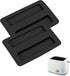 Toaster Cover 2 Slice, 2 Pack Toaster Covers, 6.22x4.09in Silicone Toaster Lid Bread Washable Machine Cover Toaster Oven Cover Kitchen Appliance C...