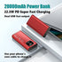 Portable Charger 20000 mAh Power Bank PD 20W Fast Charging Portable Charger LED Mirror Display Screen Slim Portable Phone Charger for iPhone 14/13...