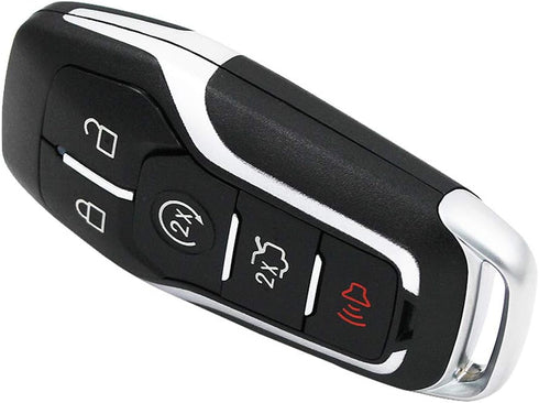 Keyless Entry Remote Smart Key Fob Shell Case Button Pad Cover for Ford Fusion Mustang Explorer Lincoln MKZ MKC 2013-2017...