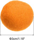 PATIKIL Wool Felt Balls Beads Wool Woolen Fabric 3cm 30mm Orange for Home Crafts Handcrafts Project DIY Pack of 5...