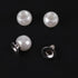 Walfront Beads for Fabric Decoration Mixed Pearls Round Rivets Studs Buttons Embellishments Pearls for Leathercrafts Bag Shoes Clothes Bracelet (W...