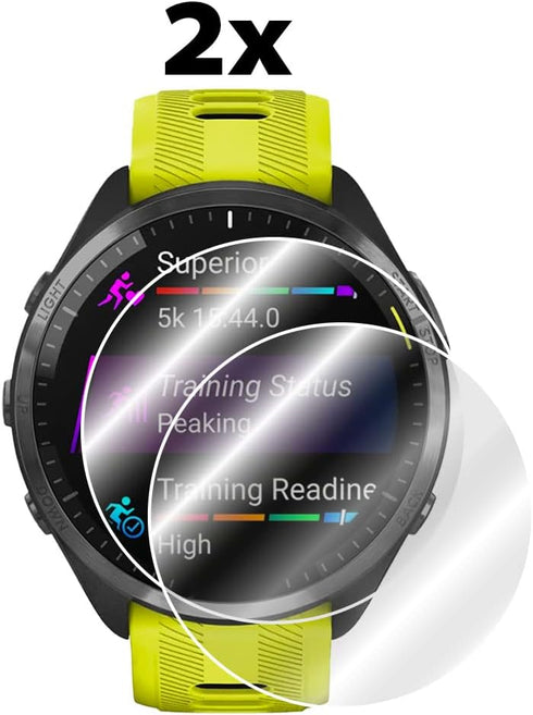 IPG for Garmin Forerunner 965 Smartwatch Hydrogel Screen Protector (2 Units) Invisible HD Clear Film Anti Scratch Guard-Smooth/Self-Healing/Bubble...