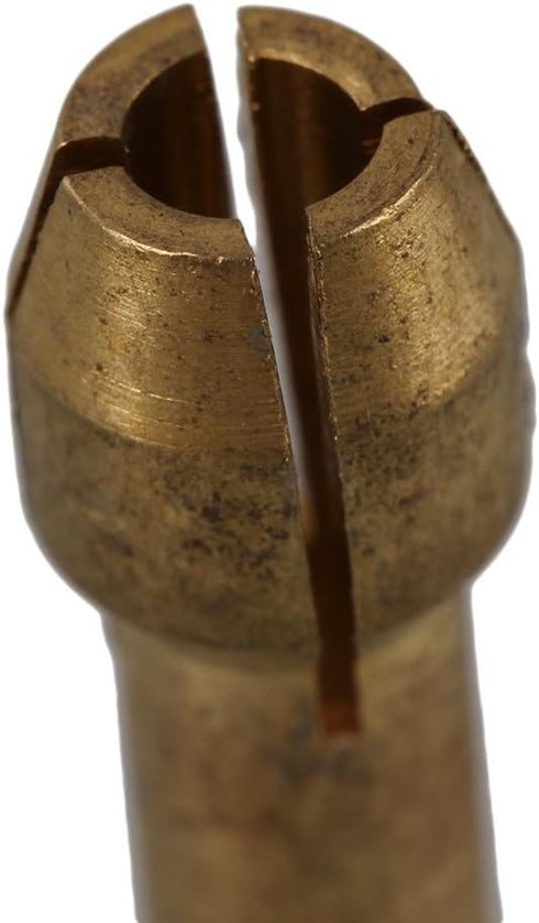 CNBTR 0.5-3.2mm Brass Collet for Rotary Tools Electric Grinding Drill Collect Chuck Holder Pack of 10 (4.3mm Shank Dia)...