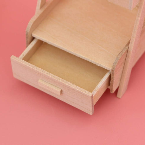 EXCEART 2pcs 1: 12 Dollhouse Wooden Flower Stands 3 Tier Plant- Shelves Stand Rack Miniature Model Ornament Home Indoor Outdoor Decor...