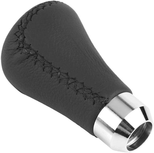 Car Gear Shift Knob ,Universal Car Vehicle 6 Speed Gear Shift Knob PU Shifter Stick with 3 Hoses(Black)...